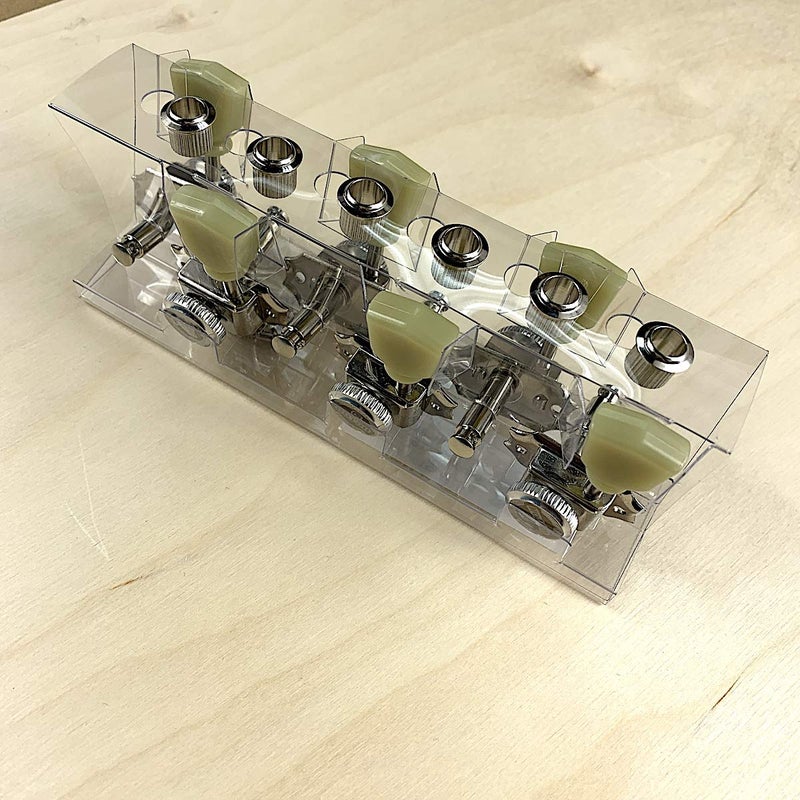 Gotoh SD90-MGT 3x3 Locking Tuning Keys with Lock Knob - Nickel - Image 3